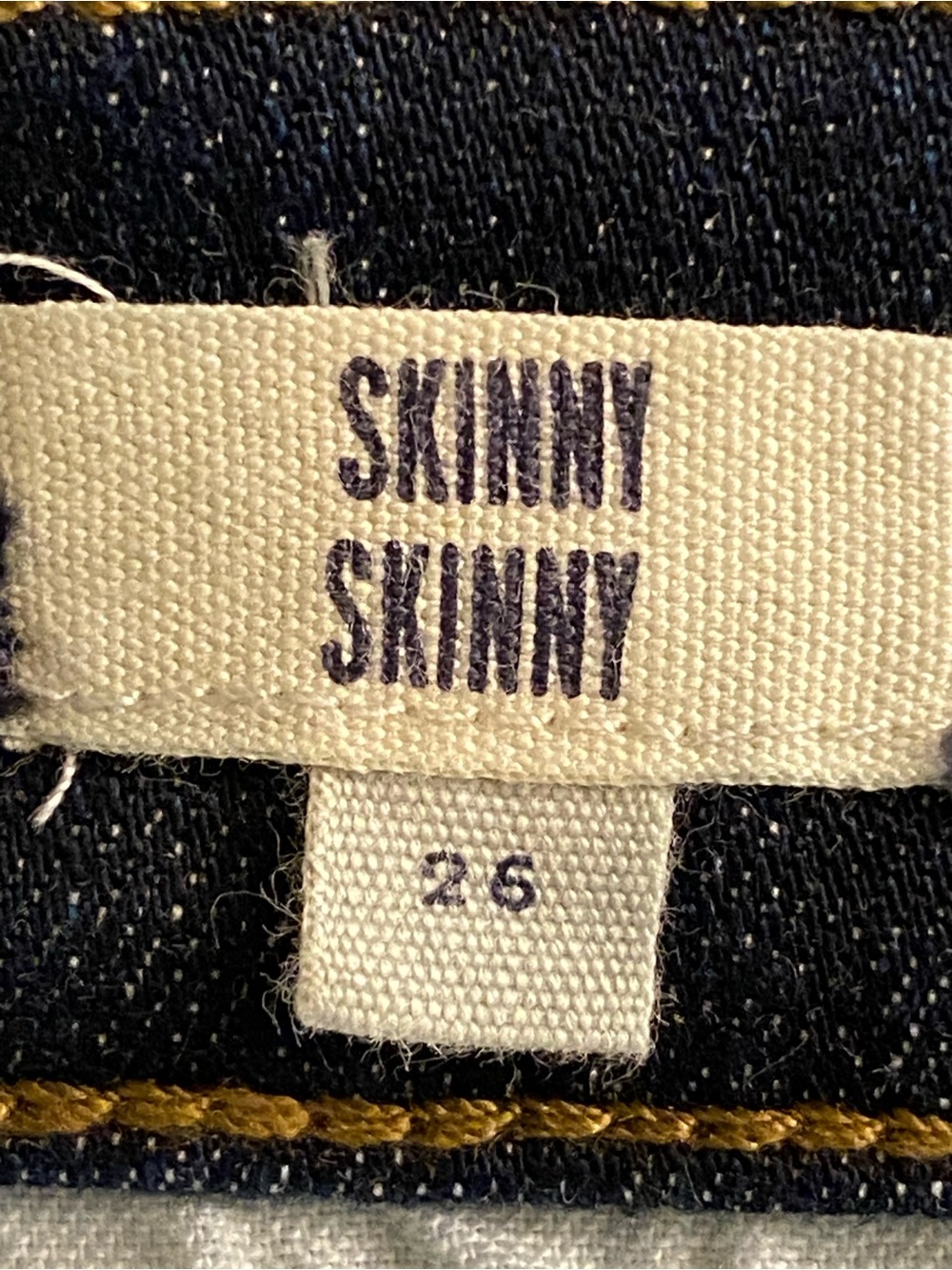Madewell Dark Indigo Size 26x34 Mid-Rise Skinny Skinny Jeans - Picture 3 of 11